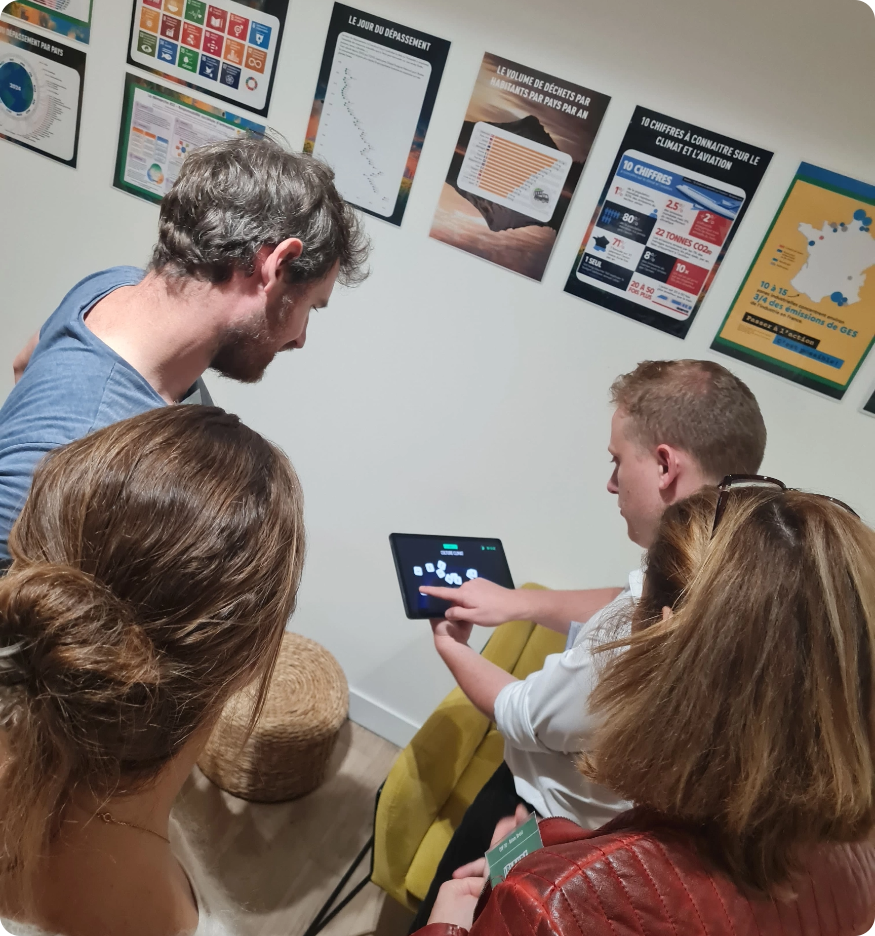 Photo d'un groupe dans Planet'Impact